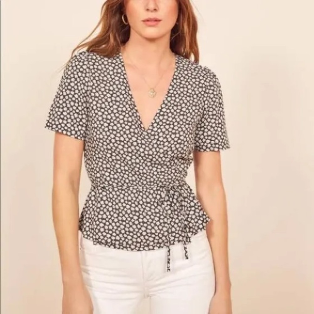 The Maxine Wrap Top